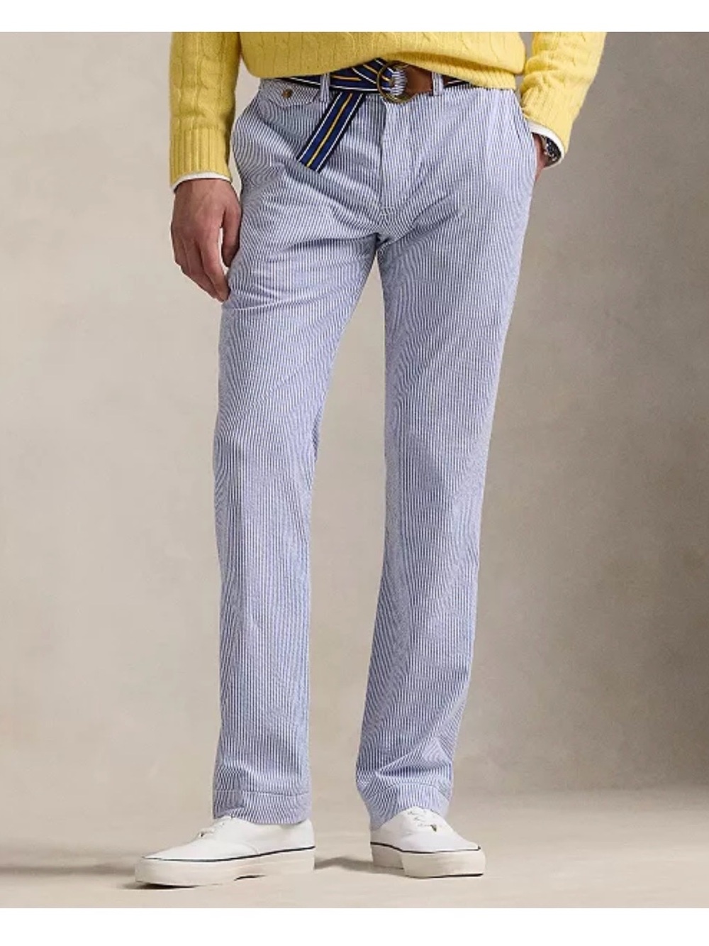 Polo Ralph Lauren Stretch Straight Seersucker Pants Men’s 40x32 (measure 41x33)